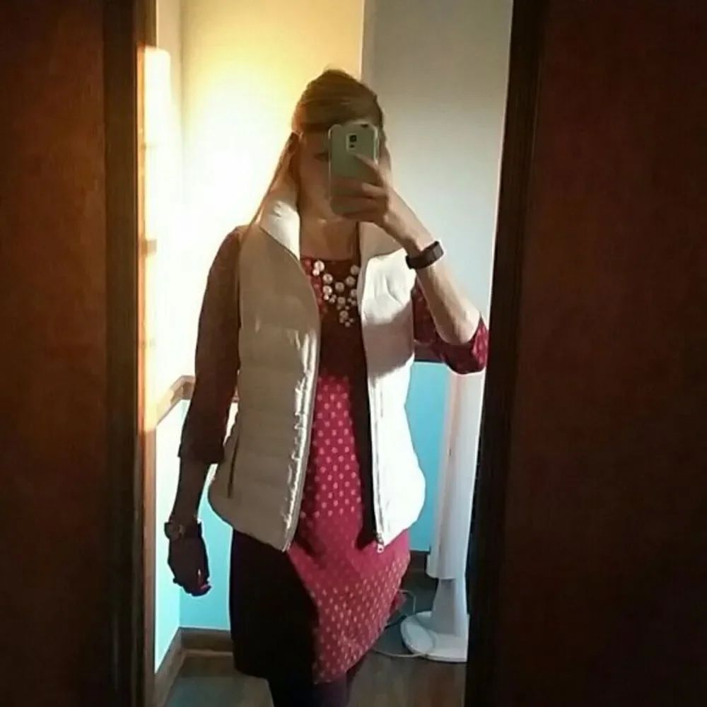 Maroon Poka Dot Dress  - Picture 4 of 4